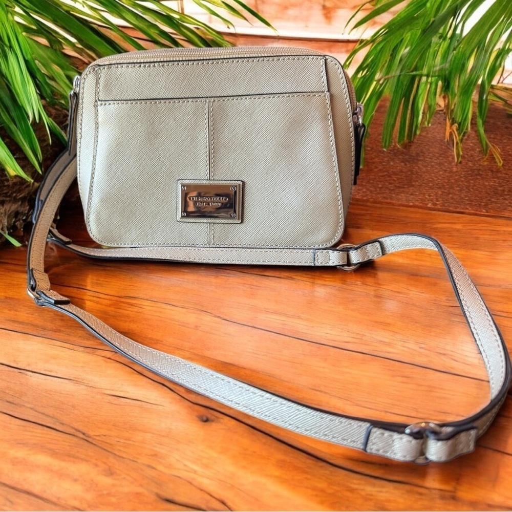 TIGNANELLO Bella RFID Saffiano Leather Crossbody / Belt Bag - Soft Gold